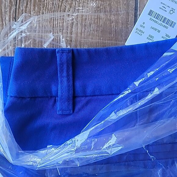 J. Crew 3.5" Classic Chino Short Regal Blue Women's Size 6 NWT - Picture 6 of 7